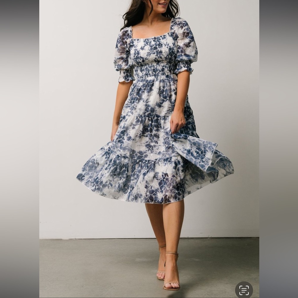 Baltic Born Hazel Eyelet Midi Dress